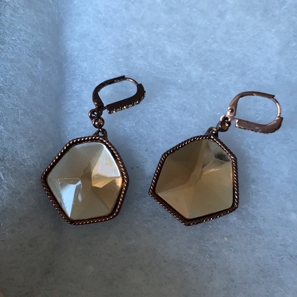 Vintage Givenchy Crystal drop Earrings - Picture 2 of 7